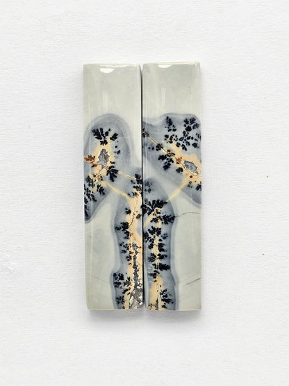 Maligano Jasper Cabochon Pair