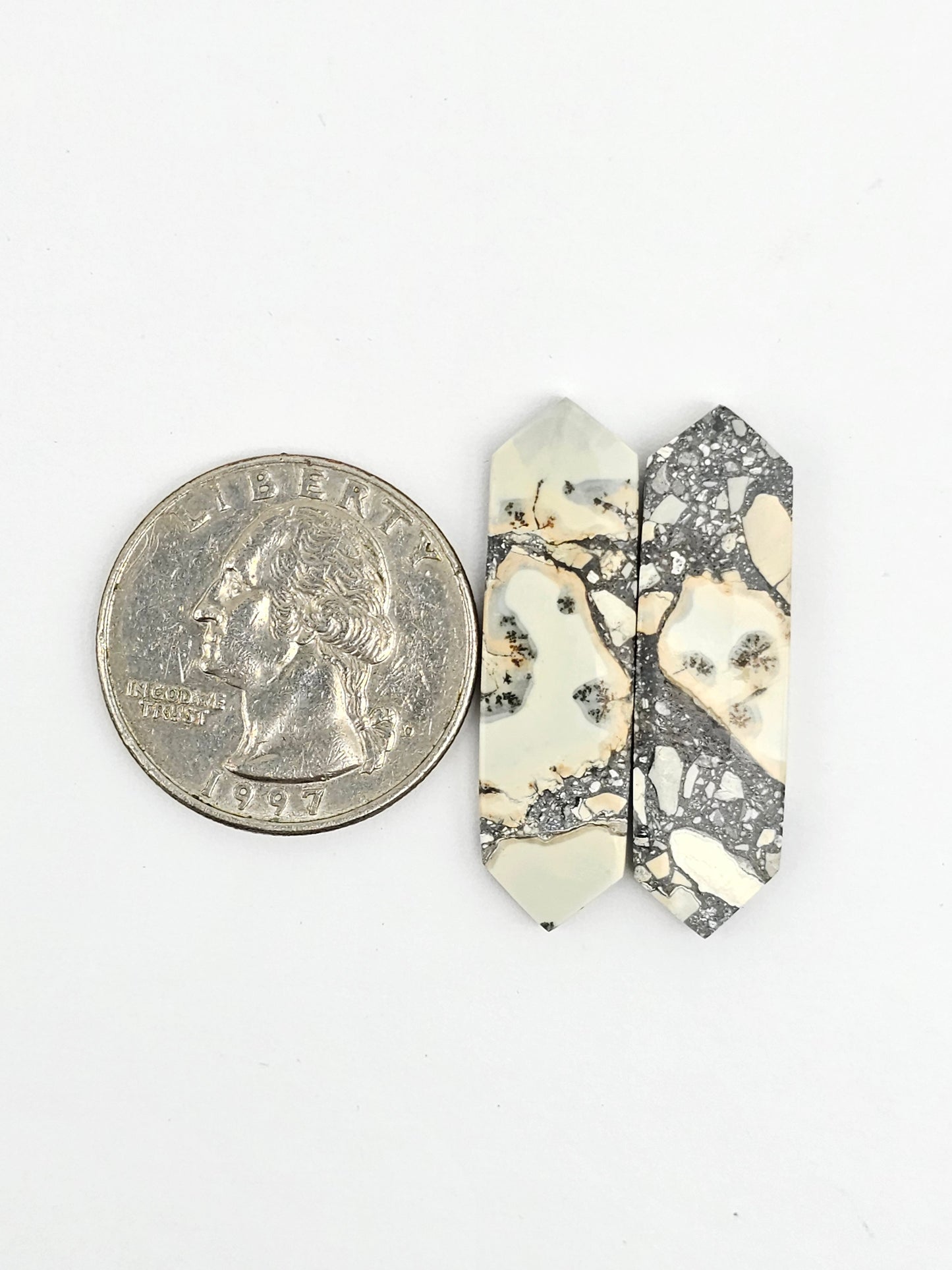 Maligano Jasper Cabochon Pair