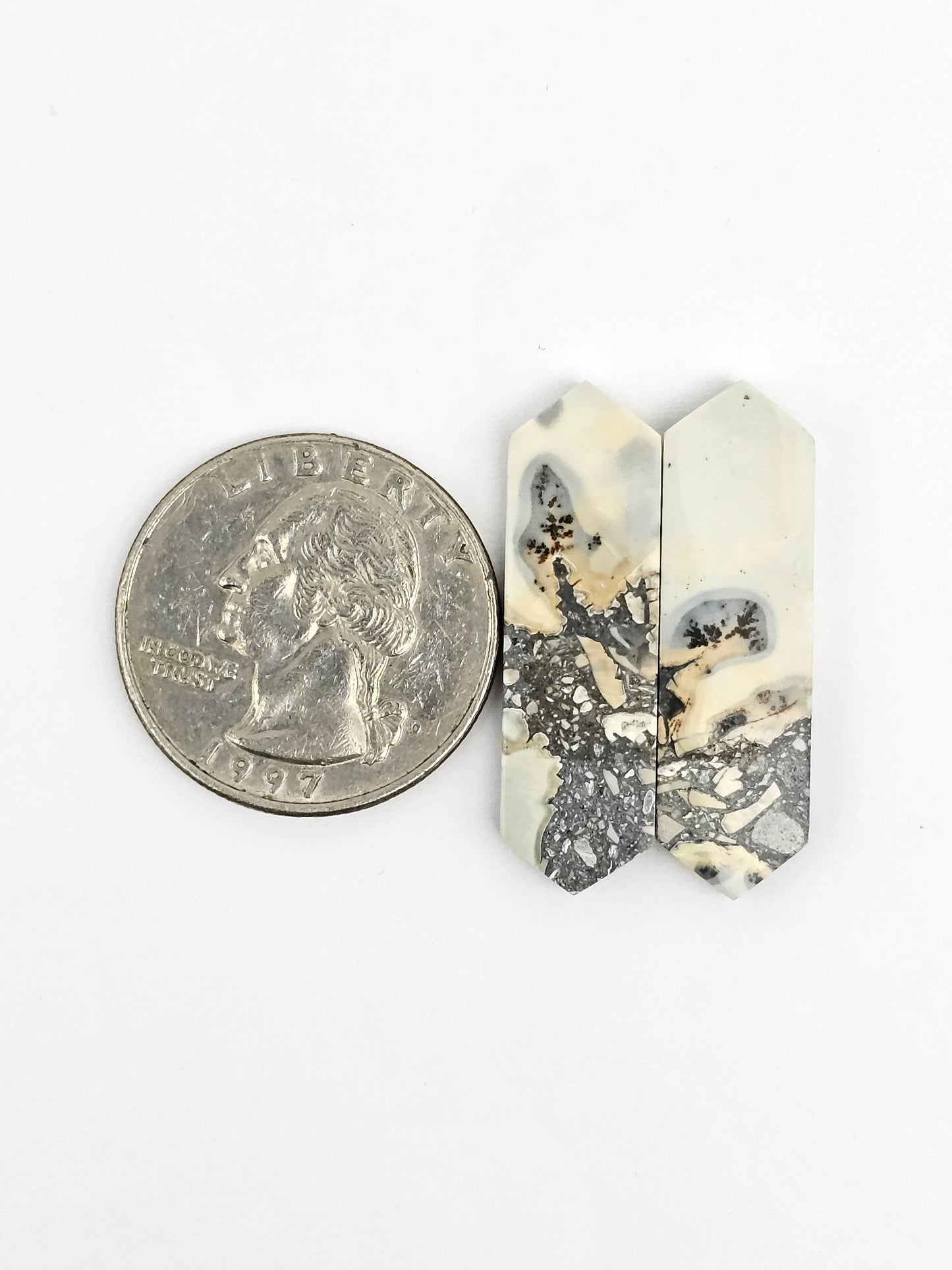 Maligano Jasper Cabochon Pair