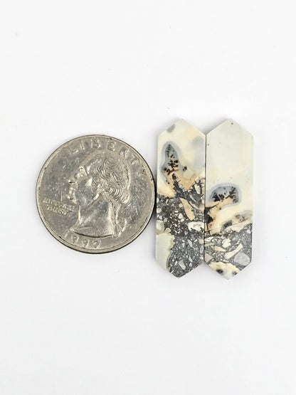Maligano Jasper Cabochon Pair