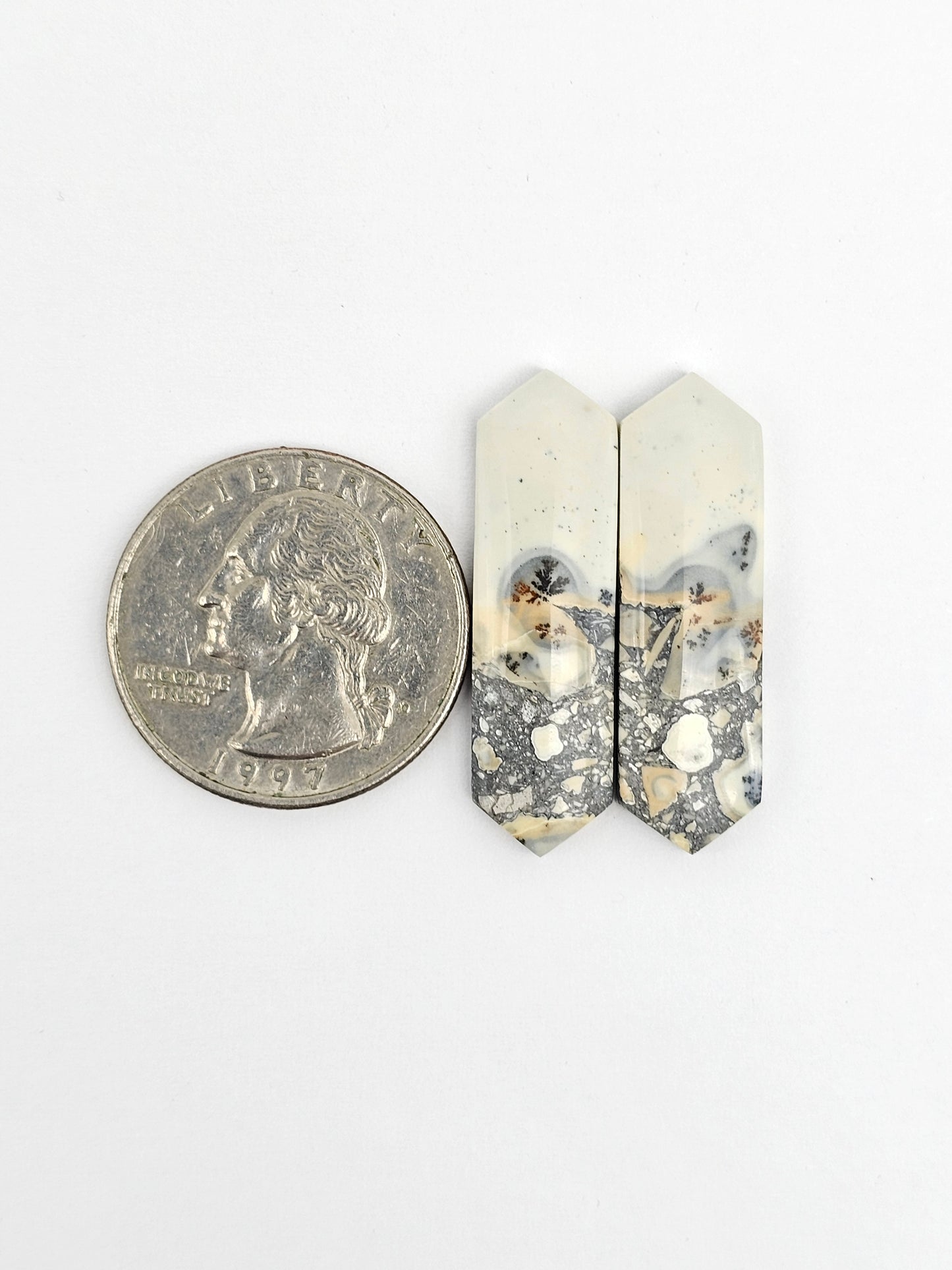 Maligano Jasper Cabochon Pair