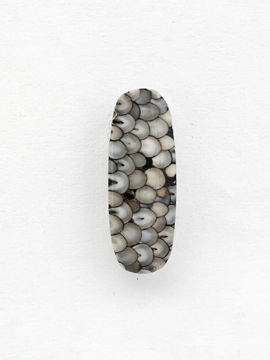 Snake skin agate cabochon