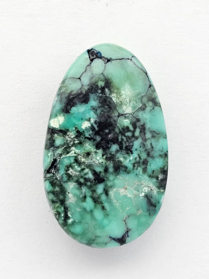 Cloud Mountain Turquoise Cabochon Large