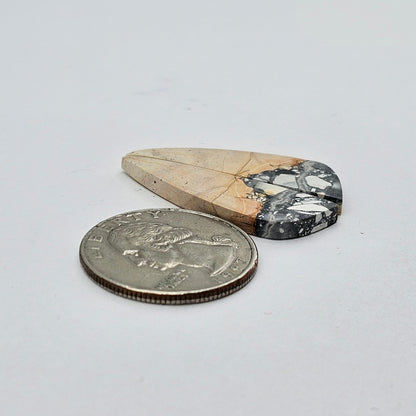 Maligano Jasper cabochon pair