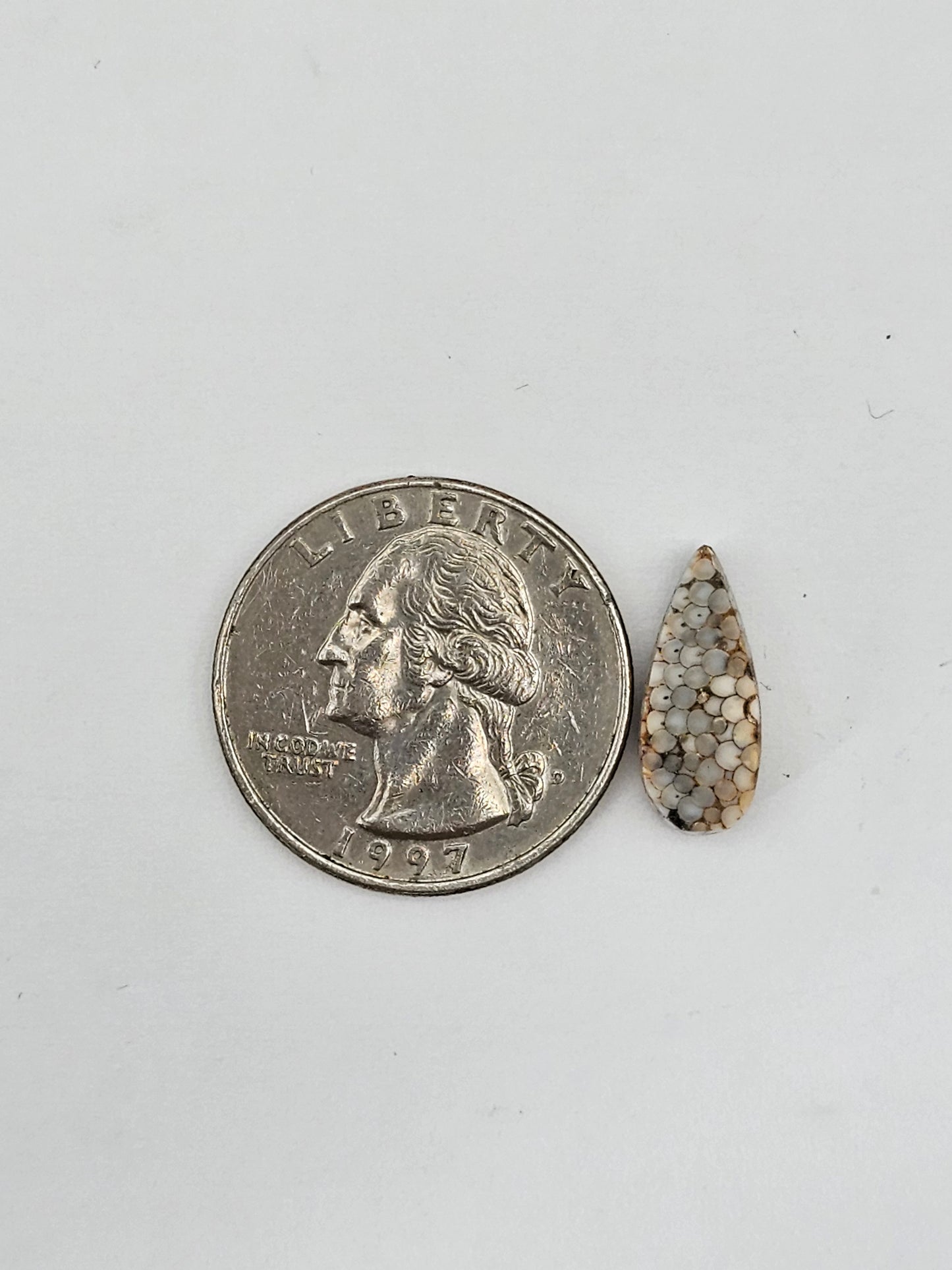 Snake skin agate cabochon
