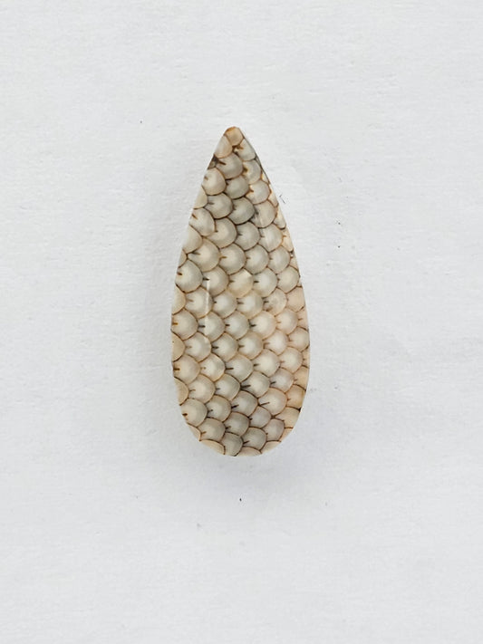 Snake skin agate cabochon