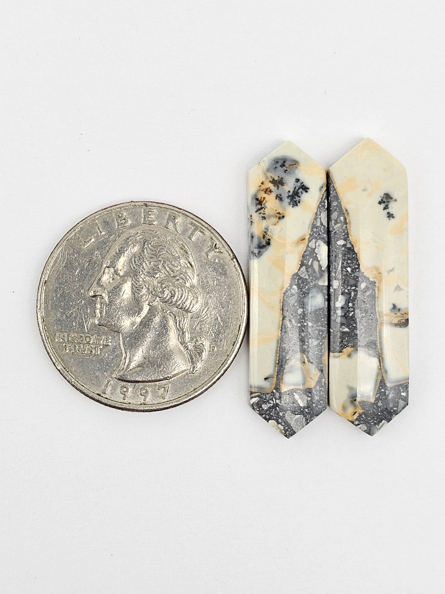 Maligano Jasper Cabochon Pair