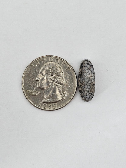 Snake skin agate cabochon