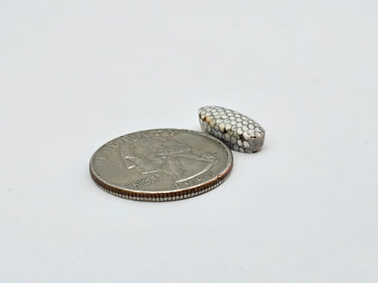 Snake skin agate cabochon