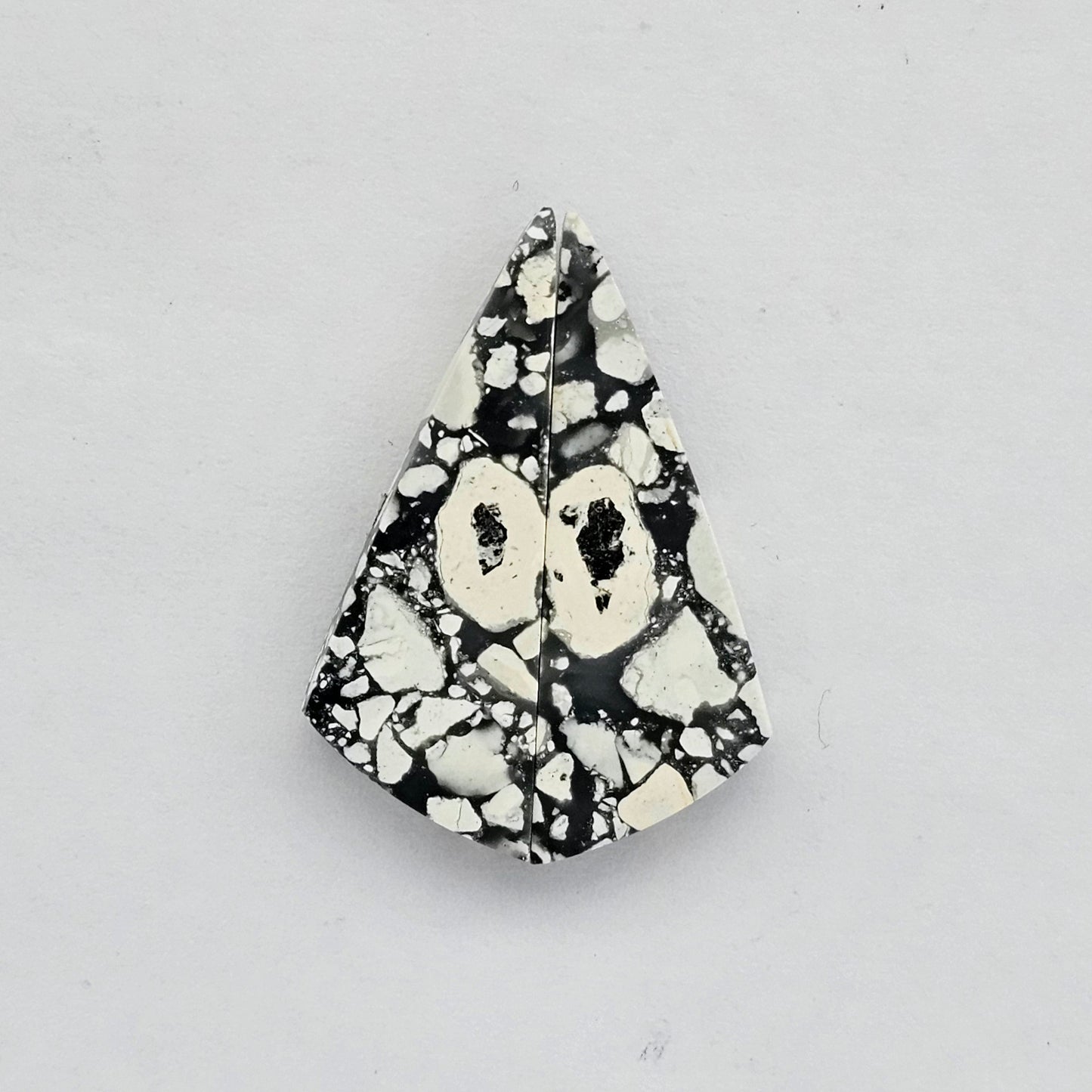 Maligano Jasper cabochon pair