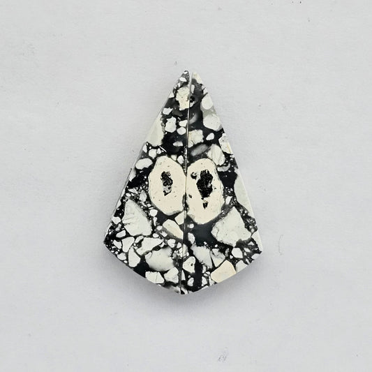 Maligano Jasper cabochon pair