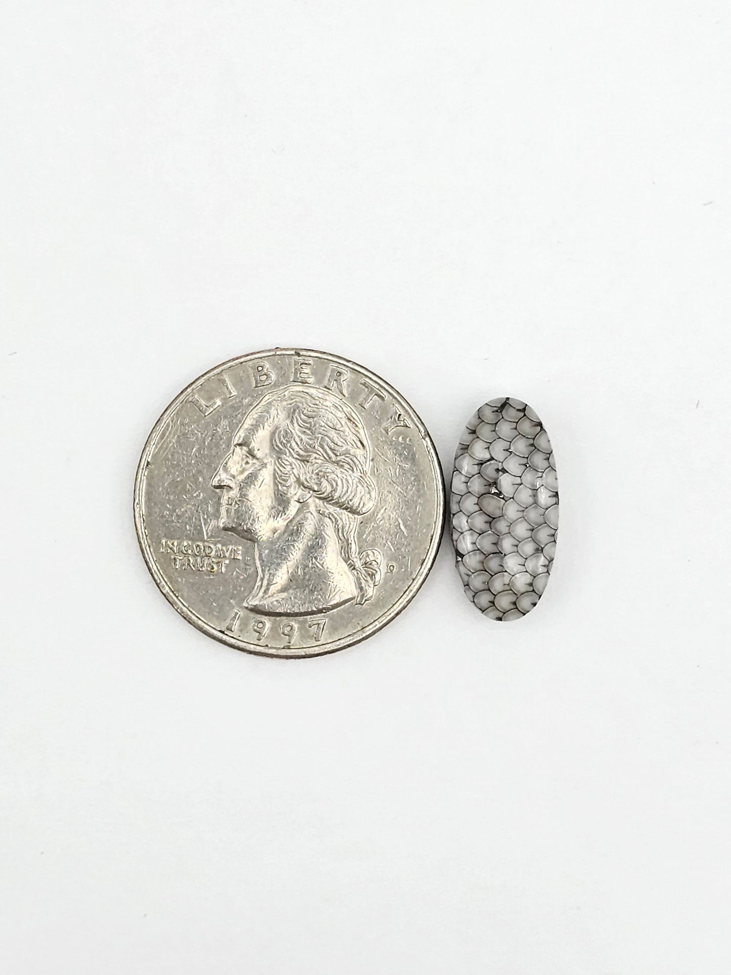Snake skin agate cabochon