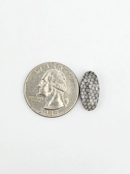 Snake skin agate cabochon