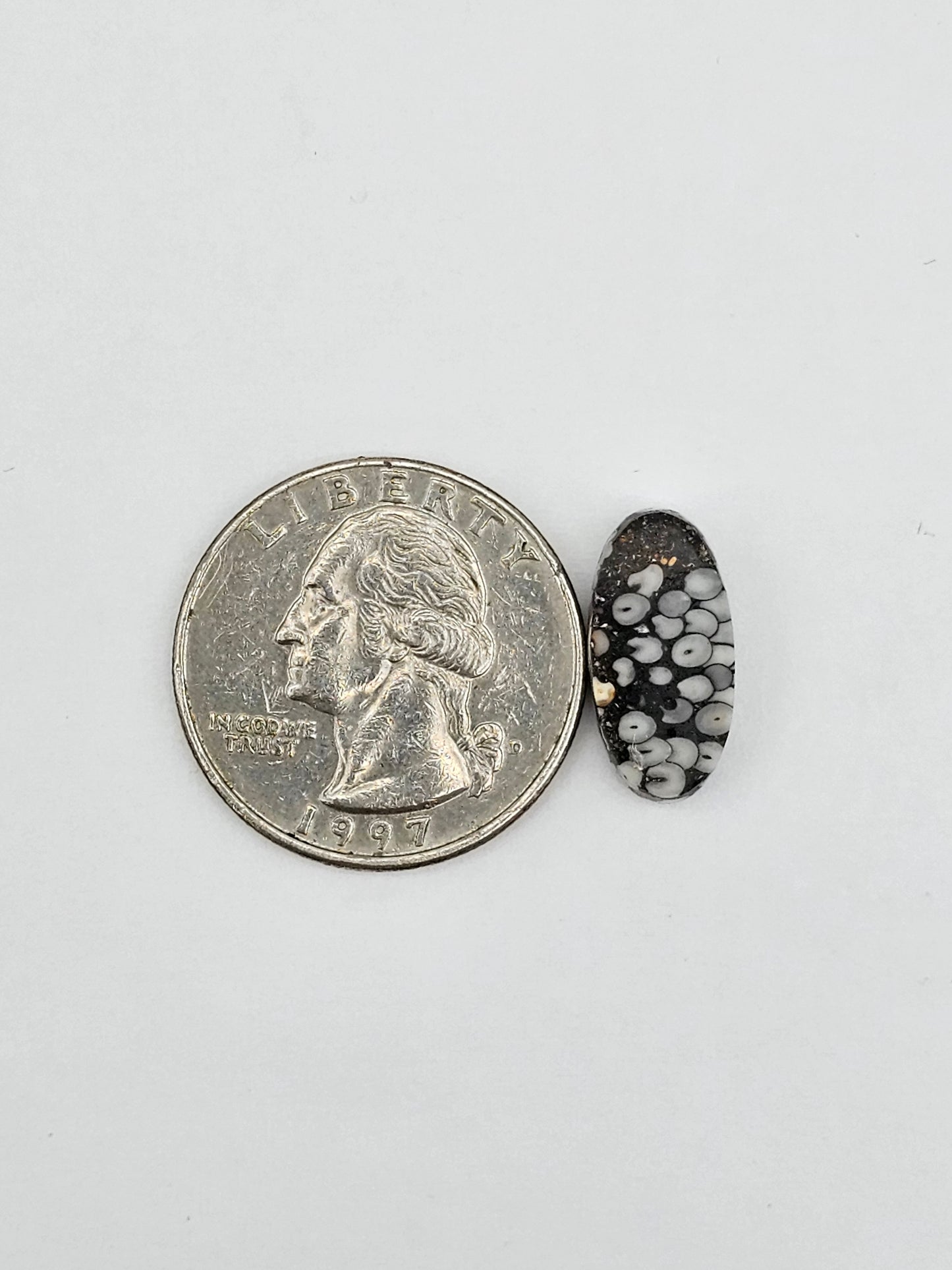 Snake skin agate cabochon