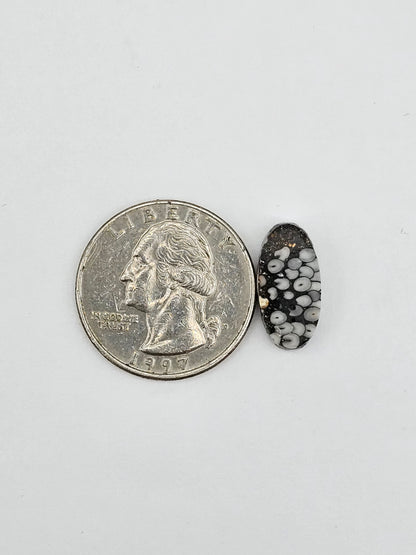 Snake skin agate cabochon