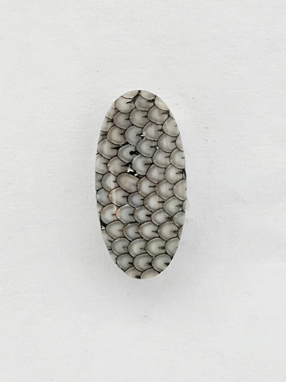 Snake skin agate cabochon