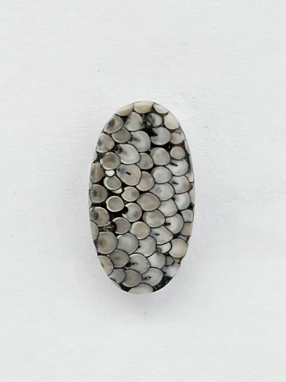 Snake skin agate cabochon