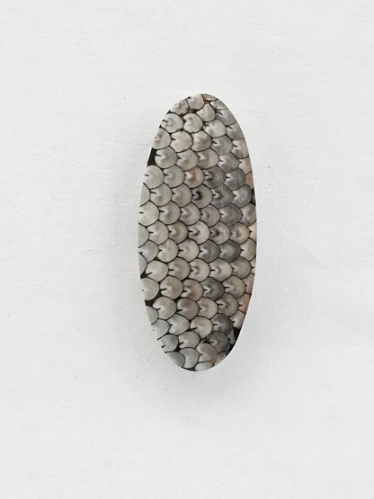 Snake skin agate cabochon