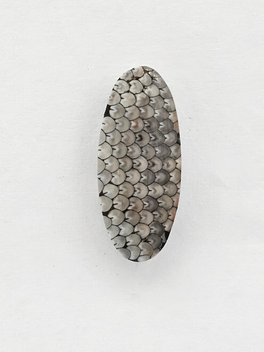 Snake skin agate cabochon