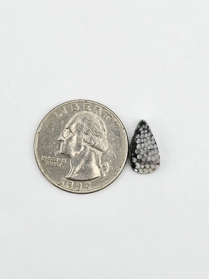 Snake skin agate cabochon