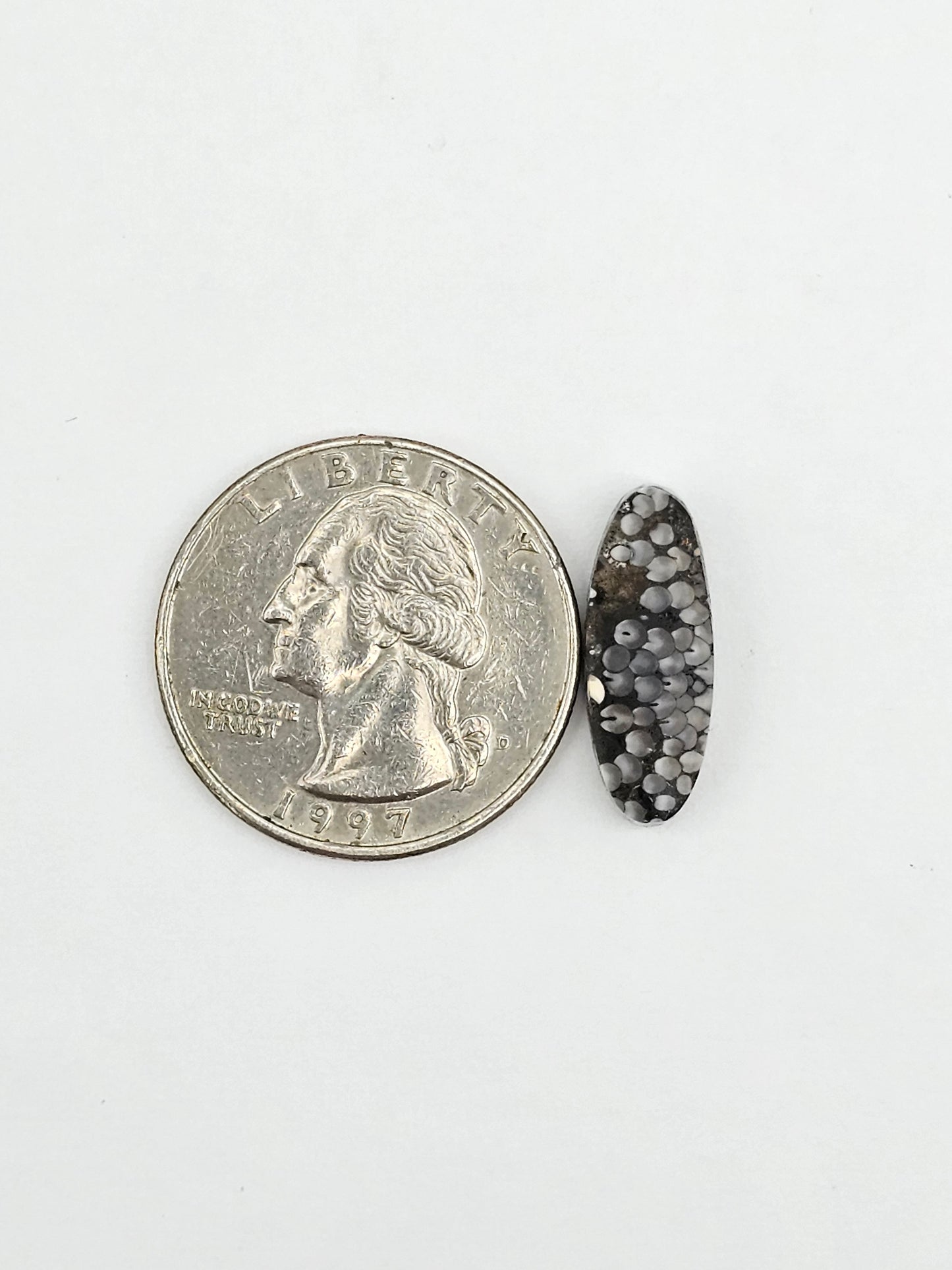 Snake skin agate cabochon