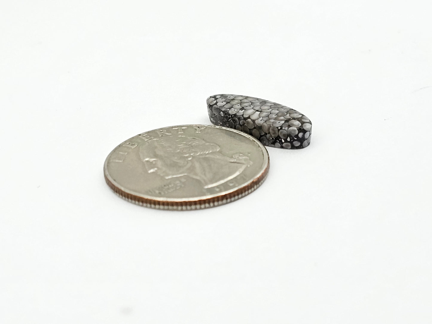 Snake skin agate cabochon