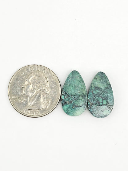 Cloud Mountain Turquoise Pair