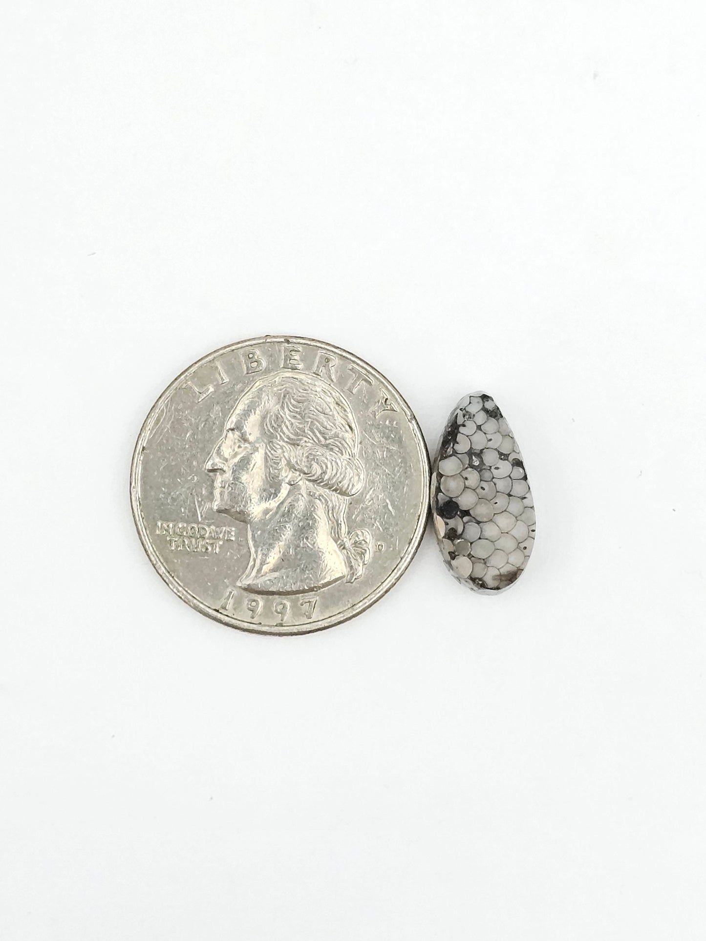 Snake skin agate cabochon