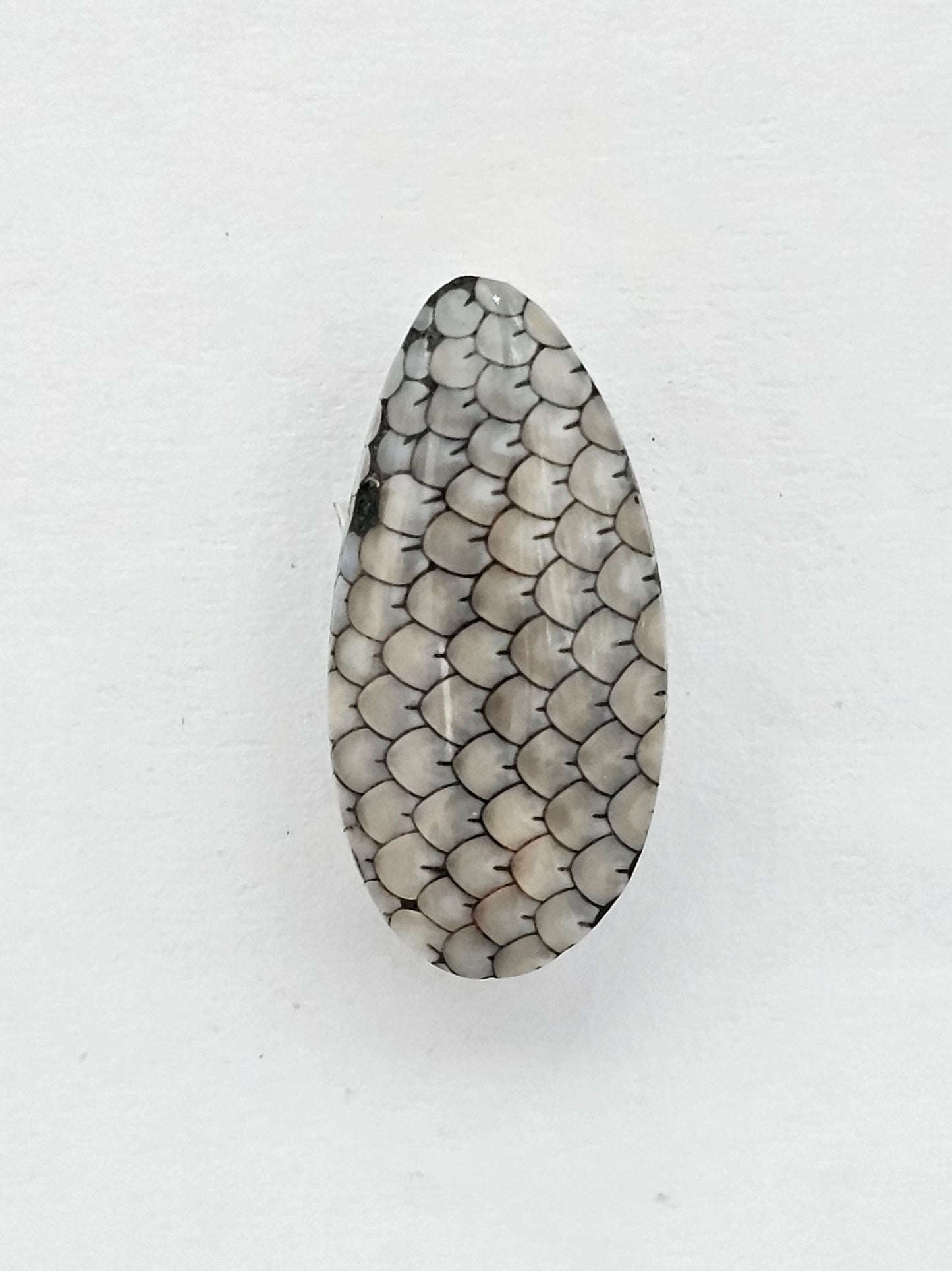 Snake skin agate cabochon
