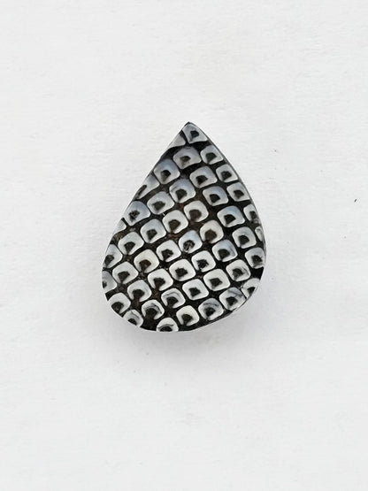 Snake skin agate cabochon