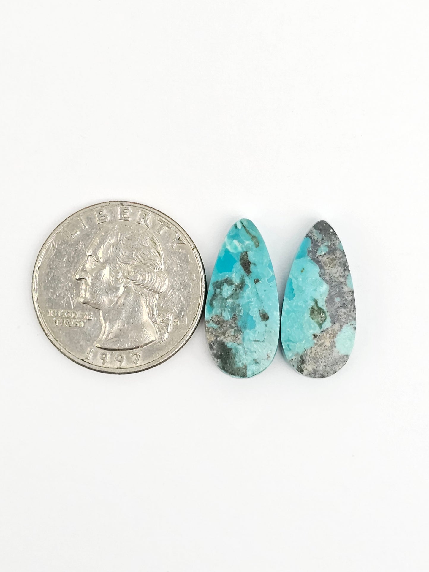 Cloud Mountain Turquoise Pair