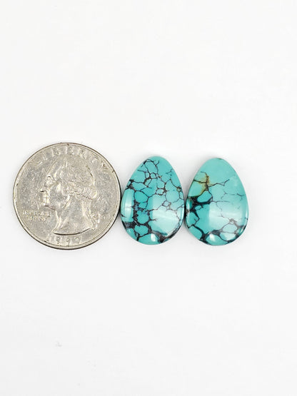 Cloud Mountain Turquoise Pair