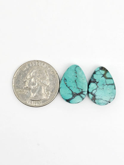 Cloud Mountain Turquoise Pair