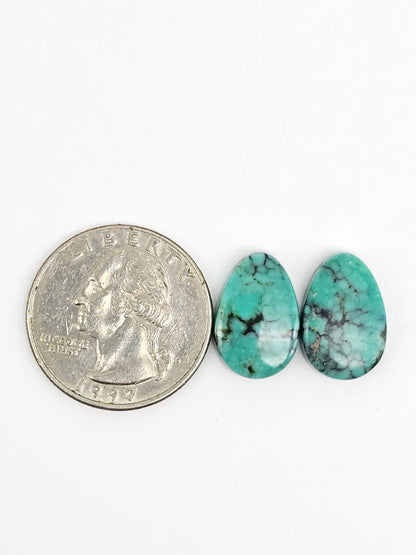 Cloud Mountain Turquoise Pair