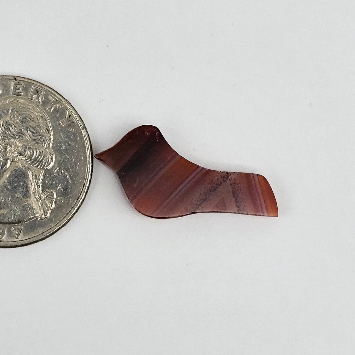 Carnelian Agate Bird Cabochon