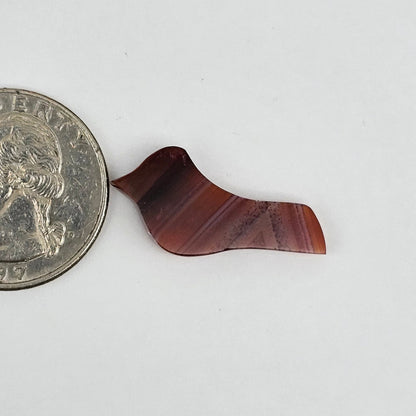 Carnelian Agate Bird Cabochon