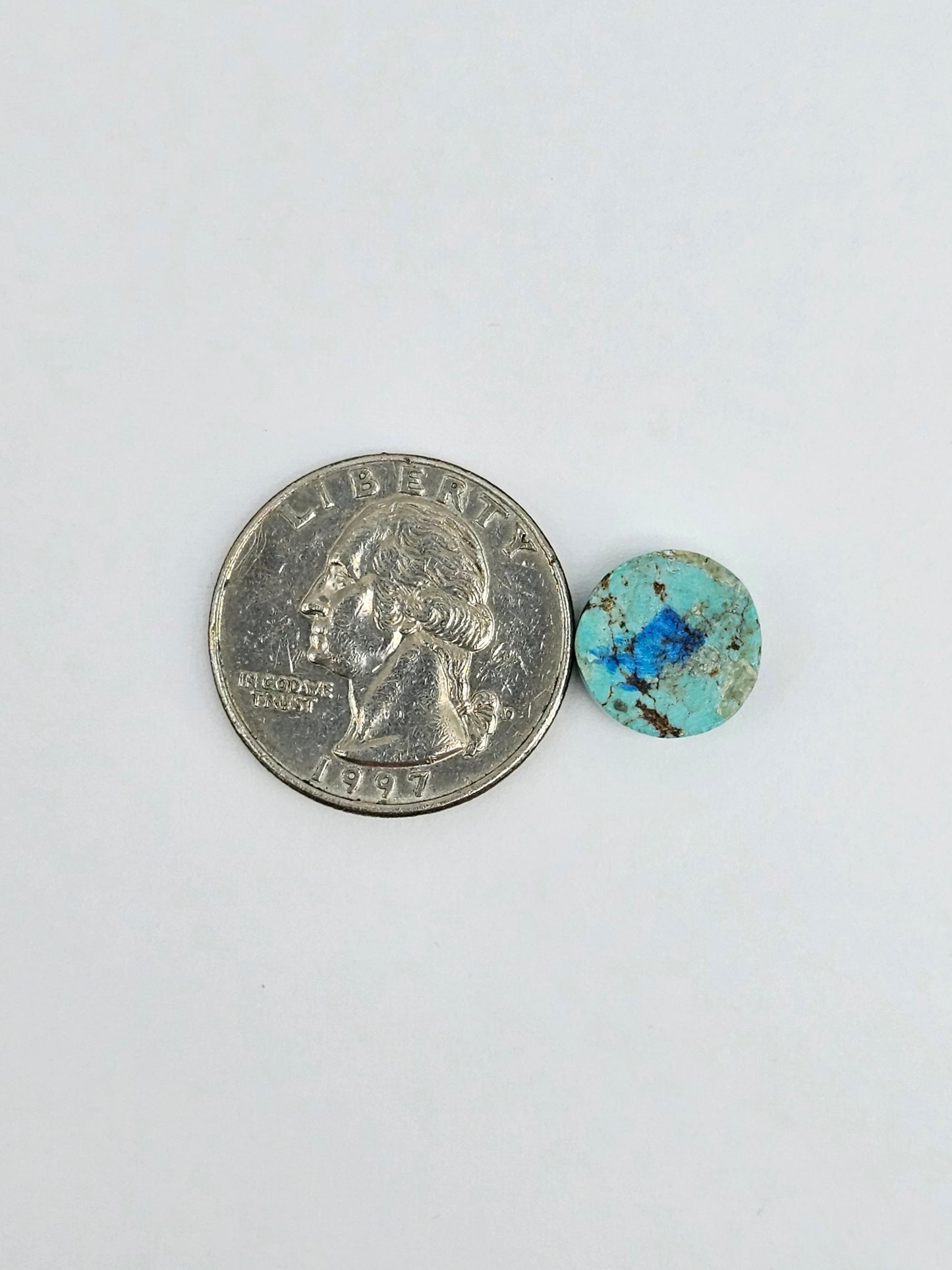 Mexican Campitos Turquoise Cabochon | Artisan Cut Gemstone
