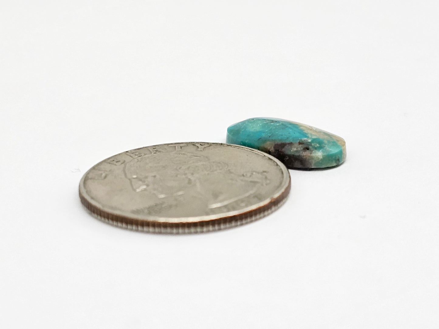 Mexican Campitos Turquoise Cabochon | Artisan Cut Gemstone