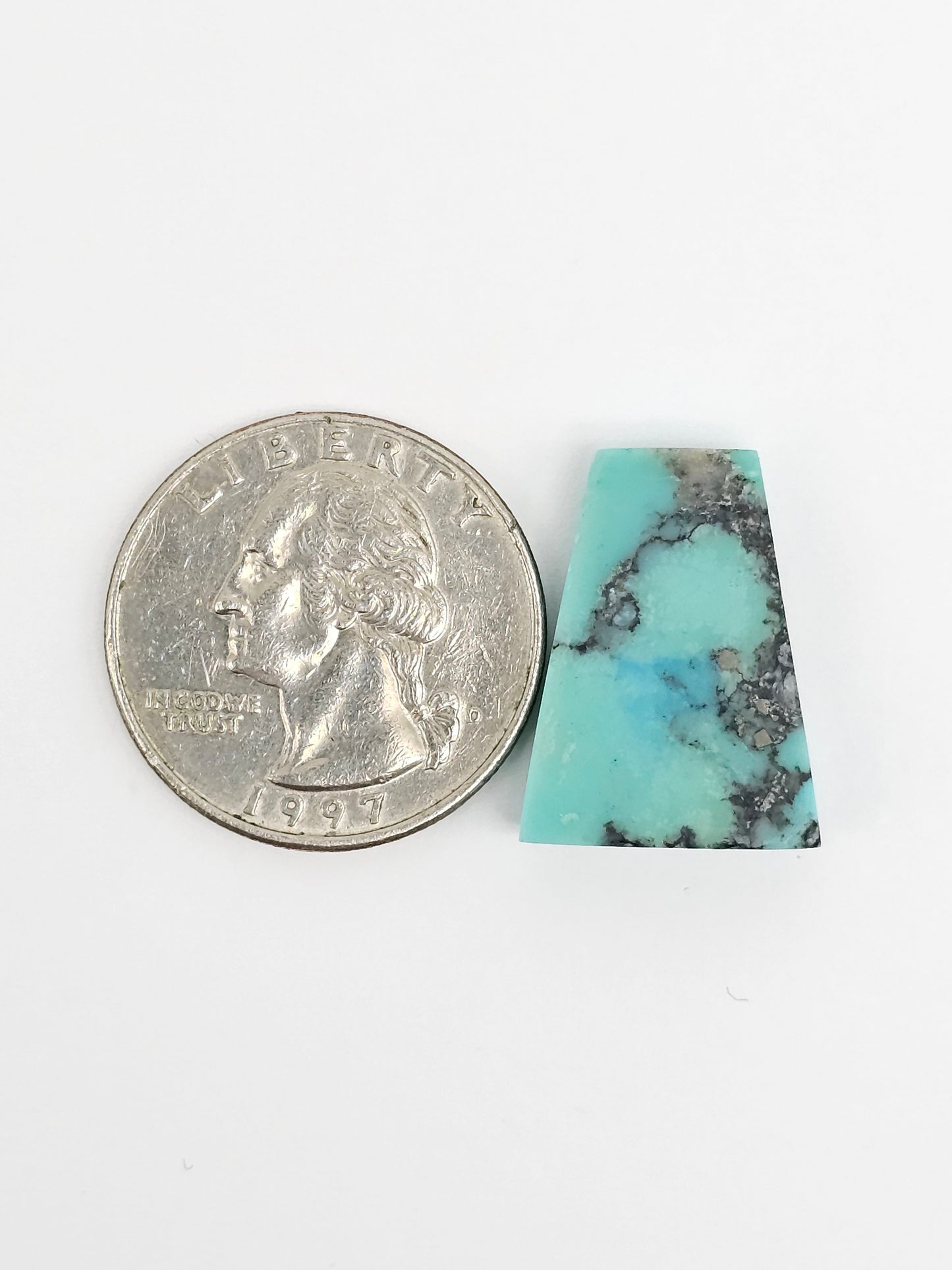 Mexican Campitos Turquoise Cabochon | Artisan Cut Gemstone