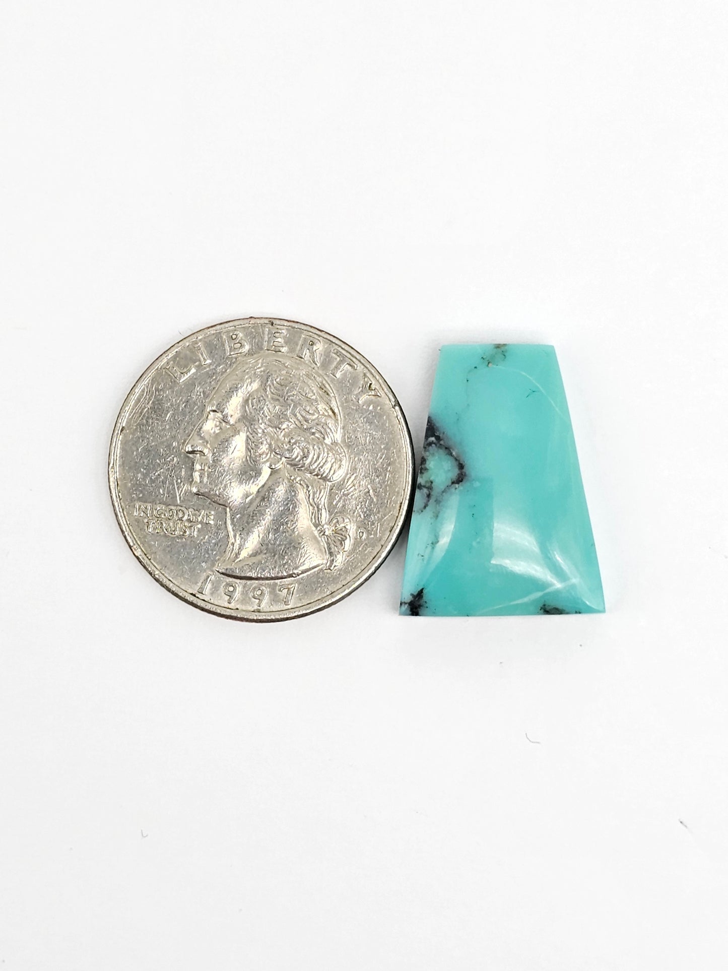 Mexican Campitos Turquoise Cabochon | Artisan Cut Gemstone