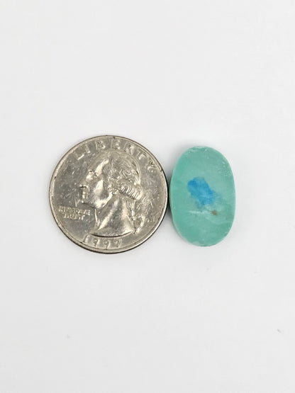 Mexican Campitos Turquoise Cabochon | Artisan Cut Gemstone