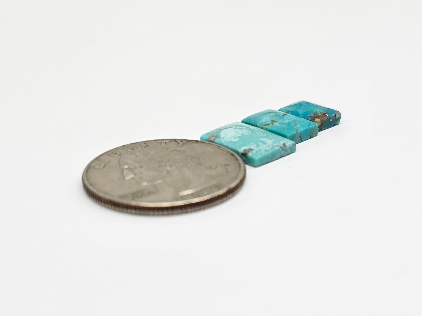 Mexican Turquoise Lot with Pyrite Cabochon | Artisan Cut Gemstone