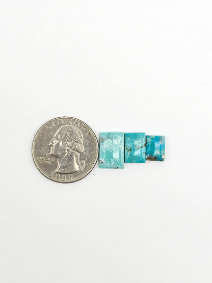 Mexican Turquoise Lot with Pyrite Cabochon | Artisan Cut Gemstone
