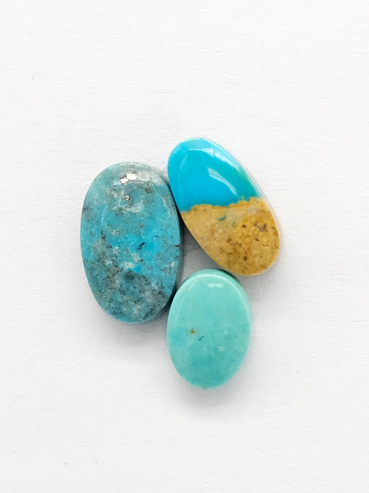 Mexican Turquoise Lot | Artisan Cut Gemstone