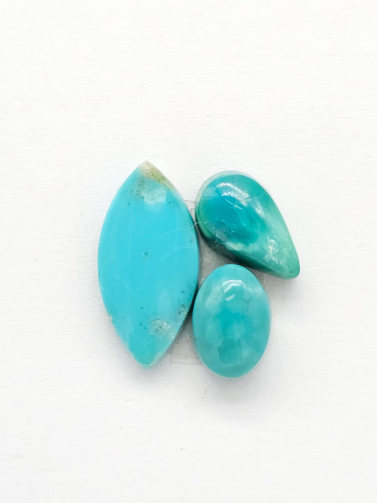 Mexican Turquoise Lot | Artisan Cut Gemstone