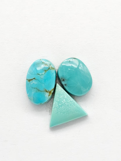 Mexican Turquoise Lot | Artisan Cut Gemstone
