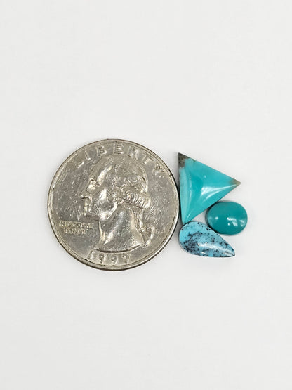 Mexican Turquoise Lot | Artisan Cut Gemstone