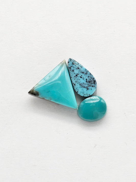 Mexican Turquoise Lot | Artisan Cut Gemstone