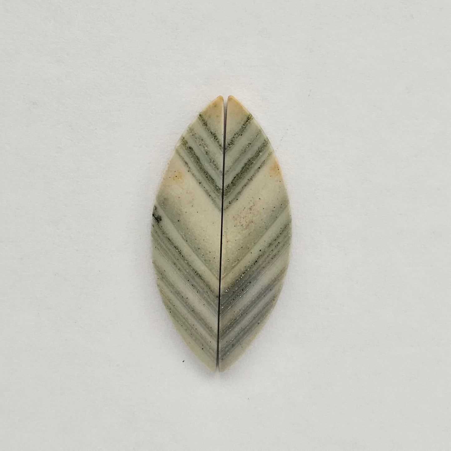 Saturn Jasper cabochon pair
