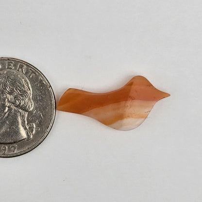 Carnelian Agate Bird Cabochon